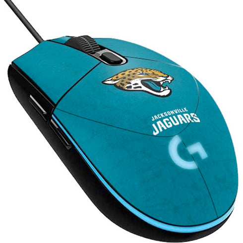 NFL Jacksonville Jaguars Distressed G203 Prodigy RGB Wired Gaming Mouse Skin